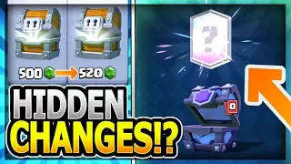 HIDDEN UPDATE! Hidden Update Changes You Should Know! Clash Royale New Update Gameplay