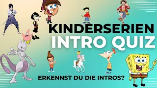 Kinderserien Intro Quiz | KANNST DU ALLE KINDERSERIEN ERRATEN | Intros SERIEN | Nostalgie