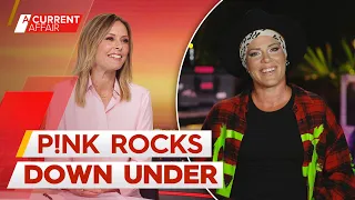 Pink kicks off record breaking Aussie tour | A Current Affair