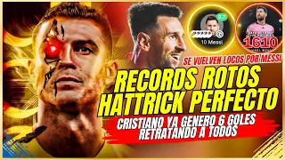 🚨 TODOS los RECORDS que ROMPIO CRISTIANO con su HATTRICK PERFECTO 🤩 MESSI hace 5 ASISST y 0 HATTRICK