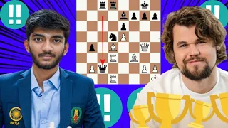 Perfect chess game 43 | Gukesh D vs Magnus Carlsen 6