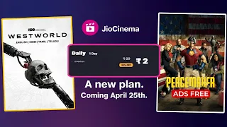 Westworld Hindi Dubbed with NEW PLAN🔥: JioCinema Premium Daily Subscription At ₹2?, Ads-Free, OTT