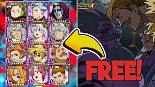 12 FREE LEVEL 80 HEROES! DON'T MISS OUT GET THEM TODAY! Seven Deadly Sins: Grand Cross