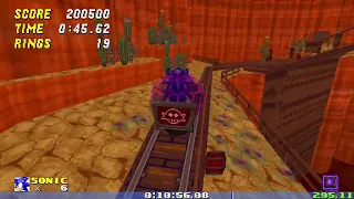 srb2 in 20 minutes 35 seconds as sonic the hedgehog