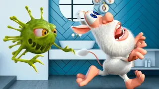 Booba 🦠 Her yerde mikrop! Ellerinizi yıkayın 🧼 Çocuklar için komik karikatürler - BOOBA ToonsTV