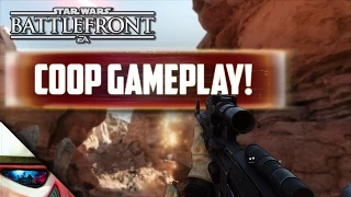 Star Wars Battlefront Co-Op Missions Tatooine Gameplay | E3 2015