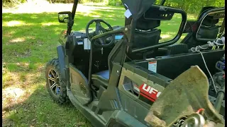 Reclaiming the Road - First Real Use of Our New CFMOTO UForce 800 Side by Side UTV - Clearing trails