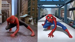 All Raimi references from Spider-Man 2 in The Spectacular Spider-Man Series