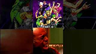 Rating all the jojo parts (1-8) #shorts