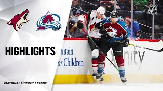 NHL Highlights | Coyotes @ Avalanche 10/12/19