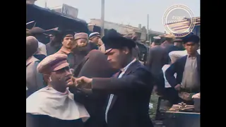 Kazan 1917 footage in colour (DeOldify AI) with SOUND - Smooth 25 FPS (DAIN AI), enhanced sharpness