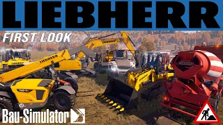 BauSimulator - Liebherr Pack I First Look ► Liebherr DLC