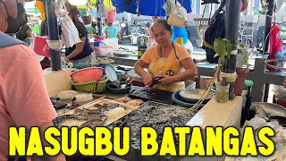 NASUGBU BATANGAS | Morning PALENGKE Tour at Nasugbu Public Market + Walk to the Beach | Philippines