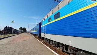 🇺🇦 UltraHD 4K Електровоз ЧС4-065 з поїздом EN 218 Рахів - Київ