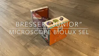 Only Unboxing | Bresser Junior (Biolux SEL Microscope) recorded by Timelapse