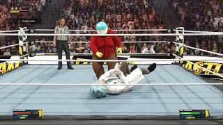 WWE 2K24 Rick and Morty Gameplay - (Free To Use & No Commentary)