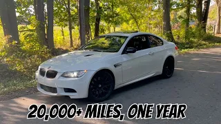 20,000+ Miles In My E92 M3 In One Year Of Ownership
