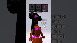 cute Roblox hair combos || follow my TikTok @lluxuryx #roblox