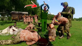 🔴 Brutal Ambush! 120 Ukrainian Troops tortured by 6 drunk Russian Generals! rescued by US Snipers