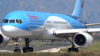 15 Minutes Plane Spotting At Corfu Airport Greece!