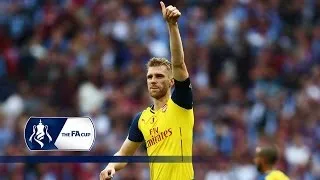 Per Mertesacker header - Arsenal 4-0 Aston Villa | Goals & Highlights