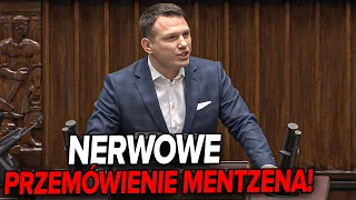 Mentzen z mównicy krytykuje zachowania Biedronia!