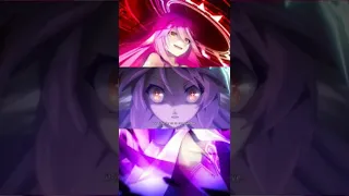 Badass Anime Moments, Schwi Vs Jibril #schwi #jibril #nogamenolife #anime #shorts