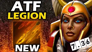 Амар на Новой Легионке, Это Нужно Видеть! - ATF Legion Commander 7.36 DOTA 2