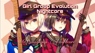 [ NIGHTCORE ] Girl Group Evolution - Citizen Queen Nightcore