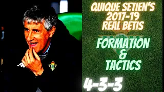 FIFA 22| HOW TO PLAY LIKE QUIQUE SETIEN 2017-19 REAL BETIS| FORMATION & TACTICS