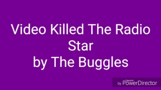 Lyric Video- Video Killed The Radio Star by The Buggles
