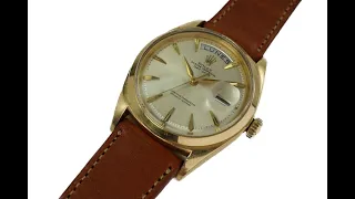 Rolex Yellow Gold Day Date 1802 Head Original Dial Rare c. 1961-62 eBay# 134709450469