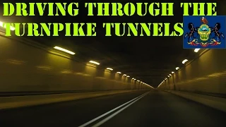 Driving through the Turnpike Tunnels in Pennsylvania!