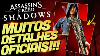 MUITOS DETALHES sobre os Personagens de ASSASSIN'S CREED SHADOWS | ADOREI isso aqui