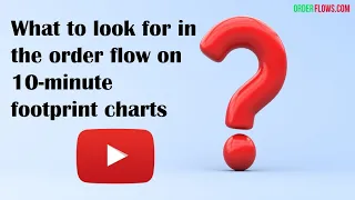 What To Look For In The Order Flow On 10 Minute Footprint Charts Using Orderflows Trader