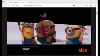 Despicable Me 2 (2013) end credits (Nickelodeon live channel)
