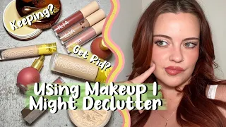 Using Makeup I Might DECLUTTER! | Julia Adams