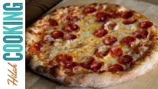 How To Make Pizza - Hand-Tossed Pizza Crust | Hilah Cooking