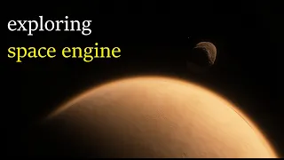 a moon very close the planet! (space engine)