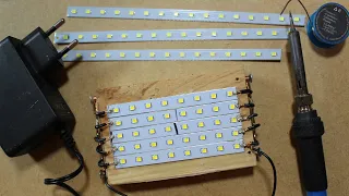 Guía para conectar LEDS reciclados de cualquier tubo!