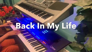 Back In My Life - Alice DJ - Cover on Yamaha Genos