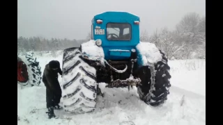 Установка колес от комбайна на трактор Т-40