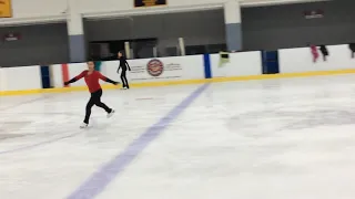 Adult Skater Double Salchow