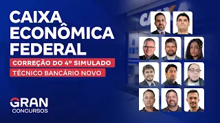 Concurso CAIXA - Correção do 4º Simulado - Técnico Bancário Novo