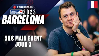 EPT Barcelona 2023 5K€ MAIN EVENT - Jour 3 (partie 1) avec Benny & Yu  ♠️ PokerStars en Français