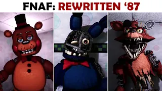 FNAF: Rewritten '87 - Extras / All Animatronics after beating the game