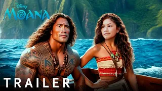 MOANA Live Action - Trailer (2024) Zendaya, Dwayne Johnson | Disney