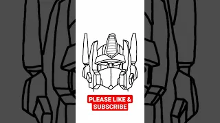 How to Draw Optimus Prime #shorts