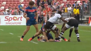 (HD) Singapore 7s | Fiji v Russia | Pool A | Full Match Highlights | Rugby Sevens