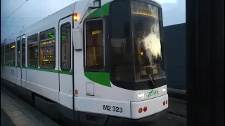 [Cab View] Tramway de Nantes Ligne 2 Gare de Pont-Rousseau - Orvault-Grand Val Alsthom TFS